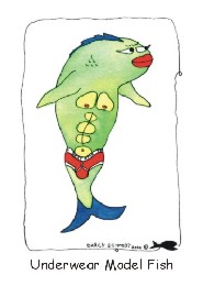 Underwear Model Fish card